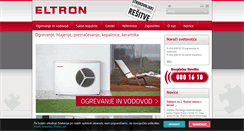 Desktop Screenshot of eltron.si